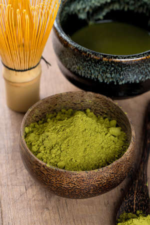 green matcha tea