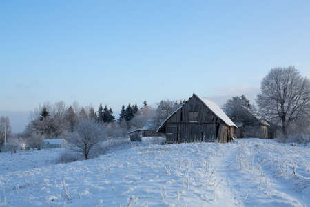 winter landscapeの写真素材