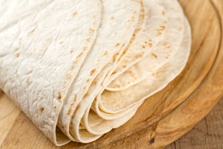 wheat tortillasの写真素材