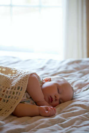 baby sleepingの写真素材