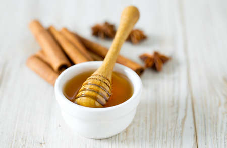 honey and spicesの写真素材