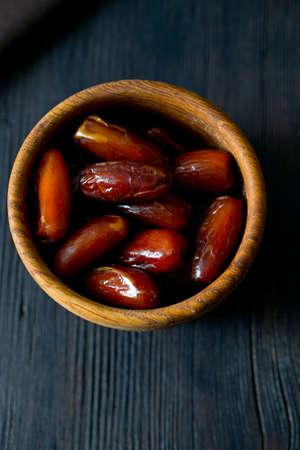 dried dates on wood