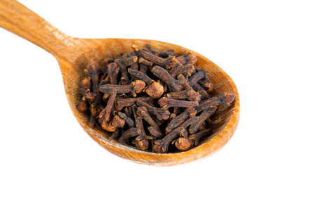 cloves isolated on white backgroundの写真素材