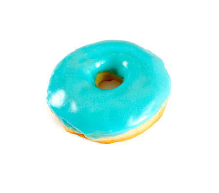 blue doughnutの写真素材