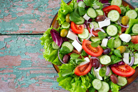 greek saladの写真素材