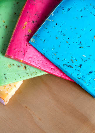 variation of color cheese