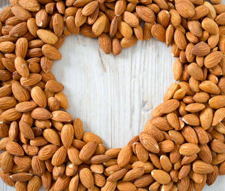 almonds frameの写真素材