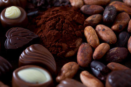 chocolate still lifeの写真素材