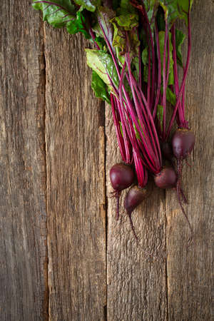 beetroot on wooden surface