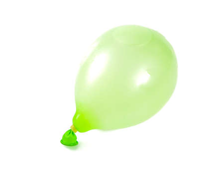 water ballon isolated on whiteの写真素材