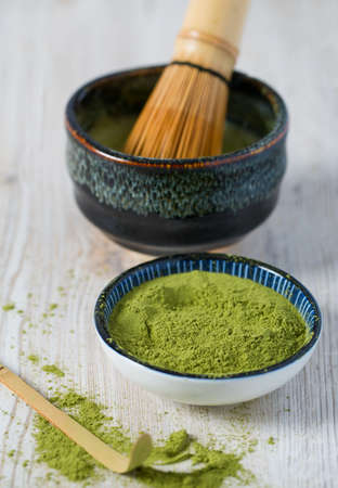 Matcha fine powdered green tea