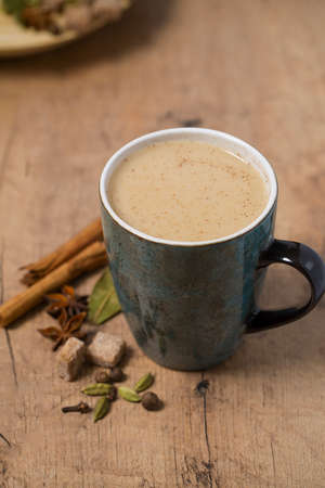 masala tea with different spices
