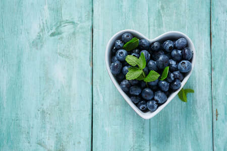 blueberry isolated on white backgroundの写真素材