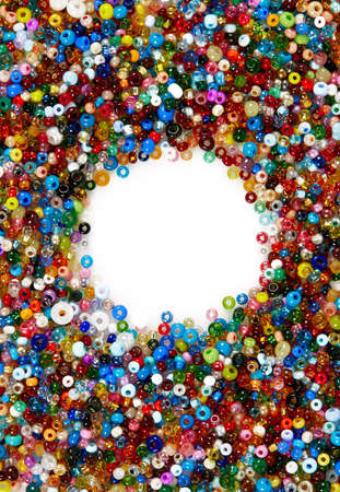 colorful breads isolated on white backgroundの写真素材