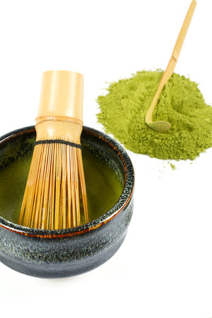 Matcha fine powdered green tea