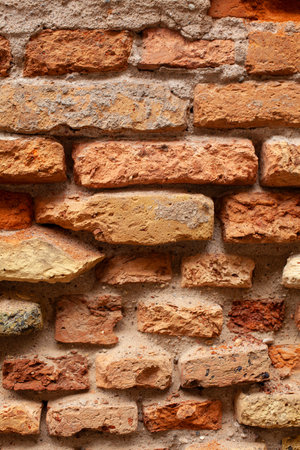 Very old wall background. Ruins concept. Aging.の写真素材