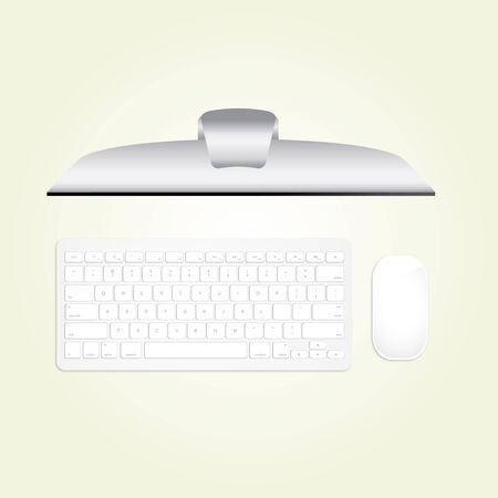 Computer Setのイラスト素材