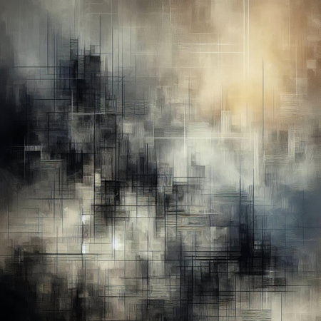 Abstract grunge background. With different color patterns: yellow (beige); gray; blackの素材