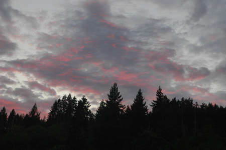 Red Sky at Nightの写真素材
