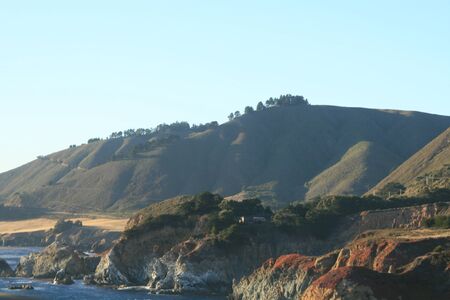 California Coastal Cliffの写真素材