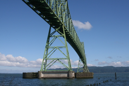 Bridge over the bayの写真素材