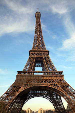 Closeup Eiffel Towerの写真素材