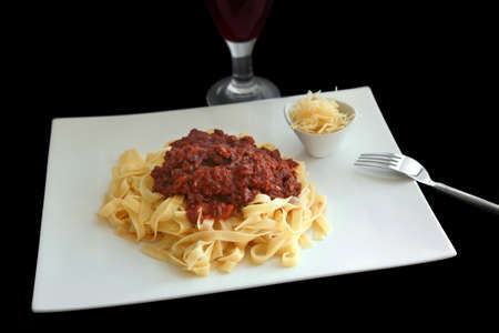 Tagliatelle Bologneseの写真素材