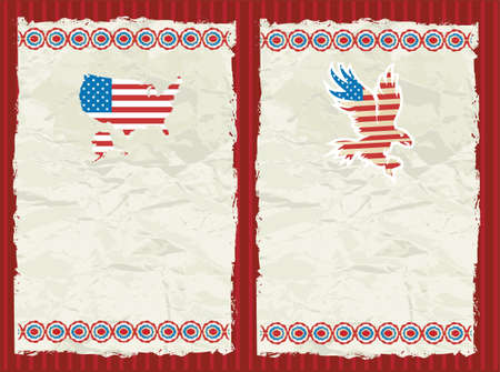 USA textured backgrounds.のイラスト素材