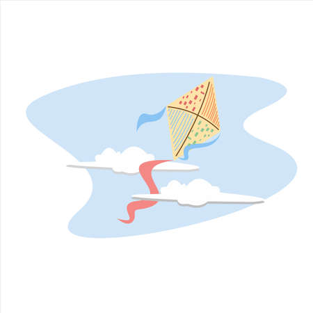 Freedom Kite illustrationのイラスト素材