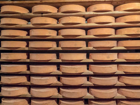 Copper mine used for seasoning mountain cheeseの写真素材