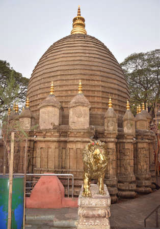 The famous Kamakhya Temple of Goddess Kali in Guwahati, Assam Indiaの写真素材