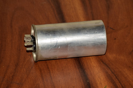 Capacitor of a window air conditionerの写真素材