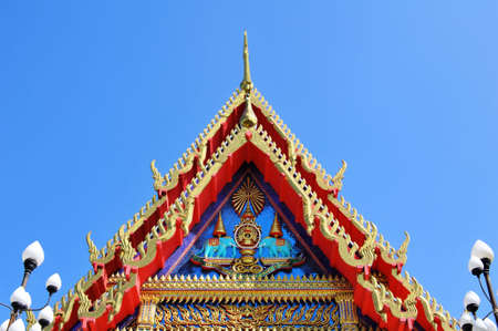 Temple on Blue Sky