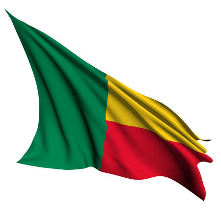 Benin flag- collection no_4 の写真素材