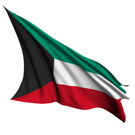 Kuwait flag - collection no_4 の写真素材