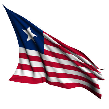 Liberia flag - collection no_4 の写真素材