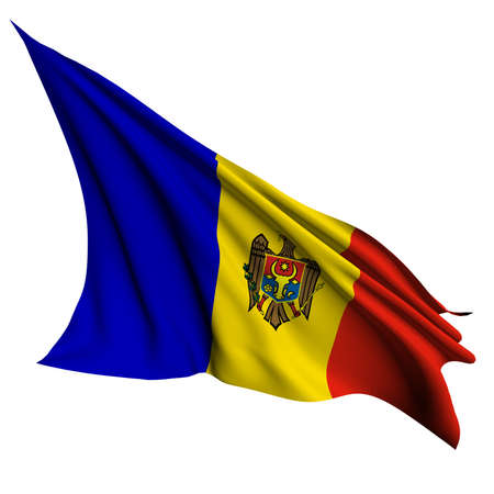 Moldova flag - collection no_4 の写真素材
