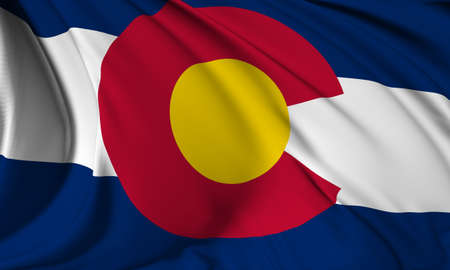 Colorado flag - USA state flags collectionの写真素材