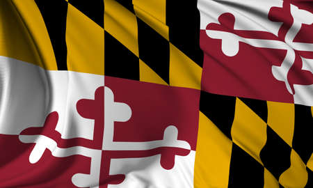 Maryland flag - USA state flags collectionの写真素材