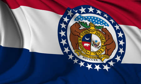 Missouri flag - USA state flags collectionの写真素材