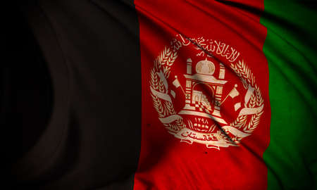 Grunge flag of Afghanistanの写真素材