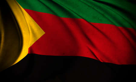 Grunge flag of Azawadの写真素材