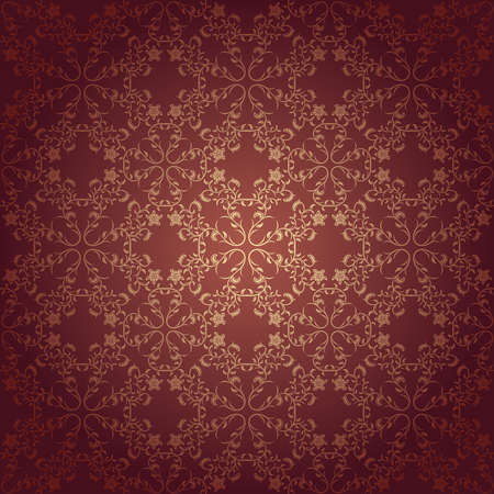Background baroque vector with flowersのイラスト素材