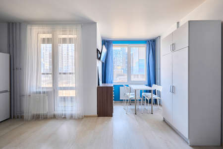Photos of the studio apartment for saleの写真素材