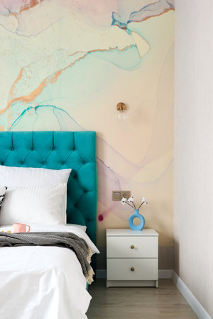 Cozy room with decor for daily rent