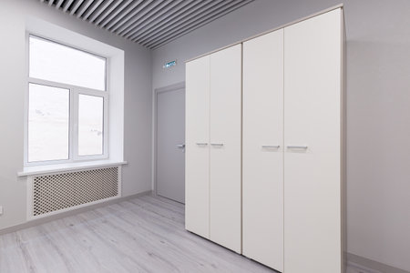 Empty office after renovation with new furniture