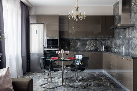 Interesting luxury designer apartment for daily rentの写真素材