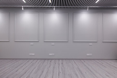 New empty office after renovation without furniture and computers