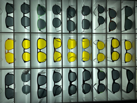 A Beautiful and Stylish Collection of Sunglasses Displayed for All to Enjoy and Admire