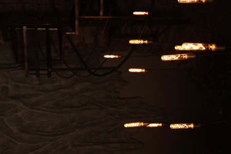 An Artistic Chandelier with a Soft, Warm Glow Perfectly Fits in a Contemporary Space